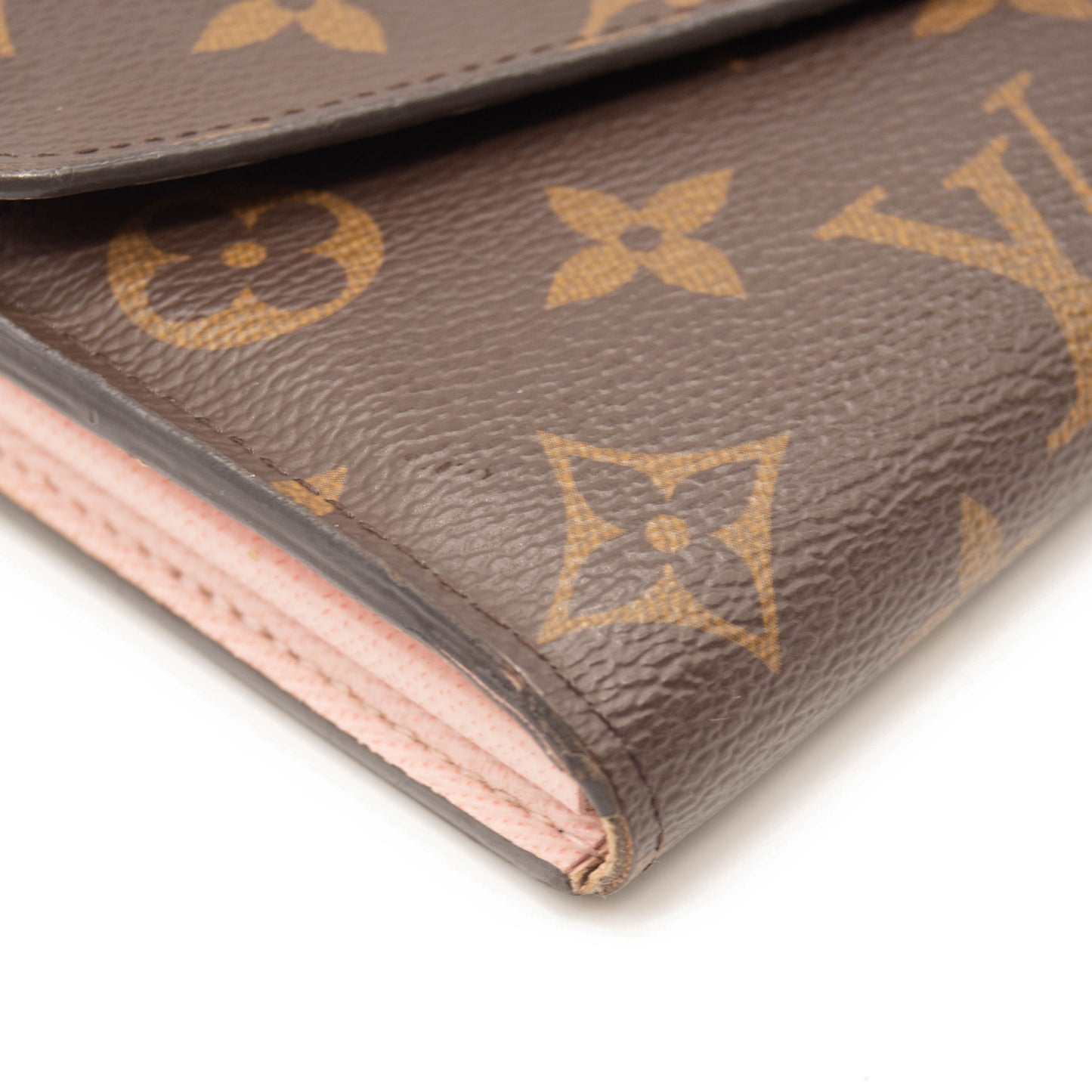 Louis Vuitton Monogram Sarah Wallet NM Rose Ballerine