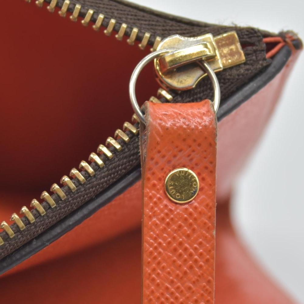 $735 2015 Louis Vuitton Monogram Adele Wallet Coquelicot TN3155 CONSIGNMENT