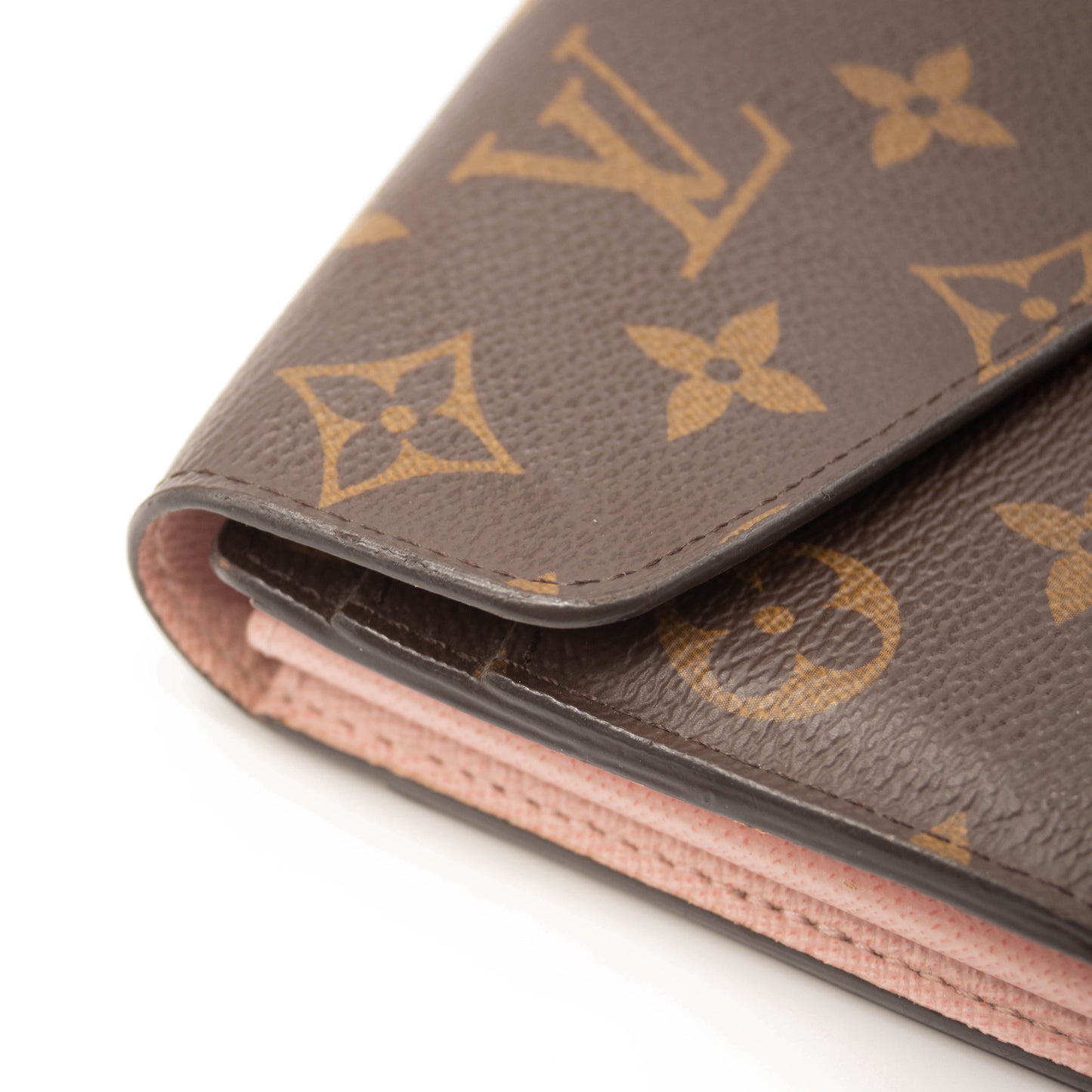 Louis Vuitton Monogram Sarah Wallet NM Rose Ballerine