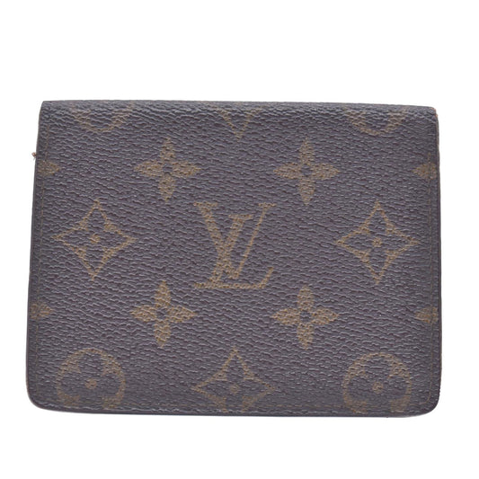 $605 1992 LOUIS VUITTON LV Card Case Monogram Brown CT0942 CONSIGNMENT 10020920