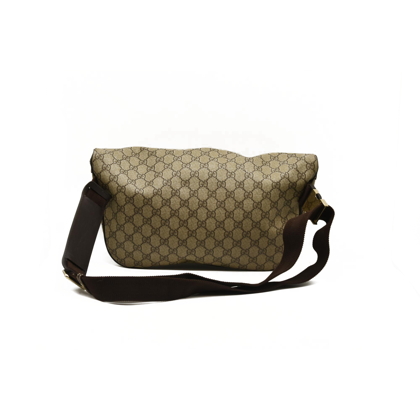 Gucci  GG Plus Monogram Belt Bag Dark Brown