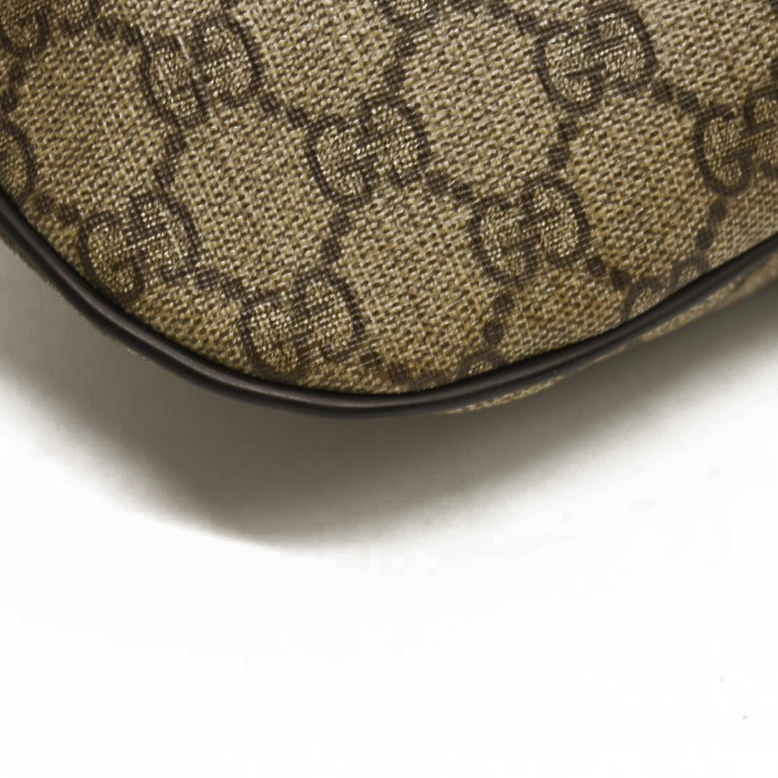 Gucci  GG Plus Monogram Belt Bag Dark Brown