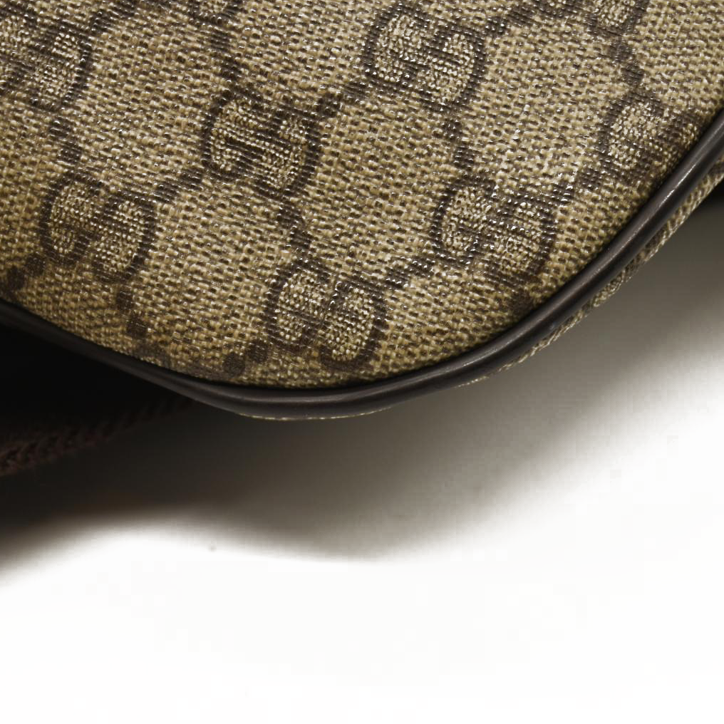 Gucci  GG Plus Monogram Belt Bag Dark Brown