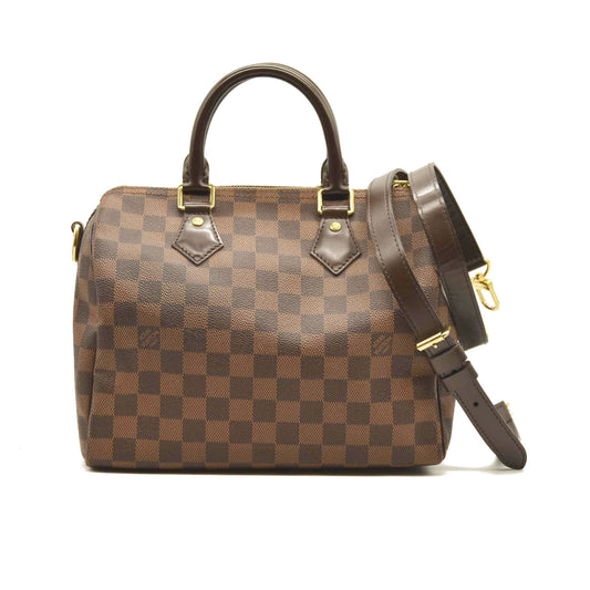 Louis Vuitton  Damier Ebene Speedy Bandouliere 25