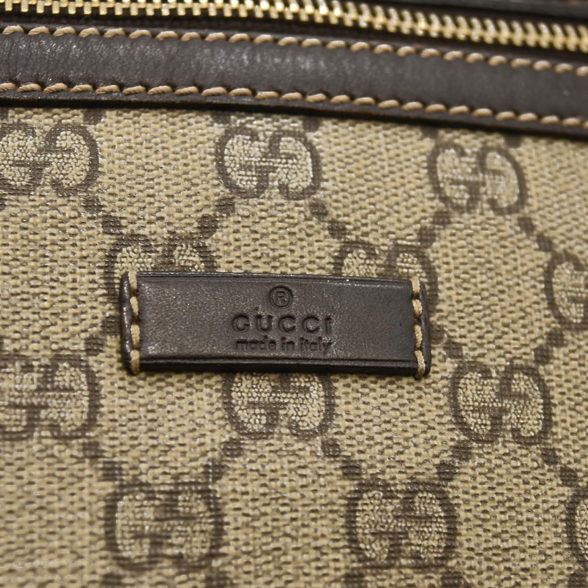 Gucci  GG Plus Monogram Belt Bag Dark Brown