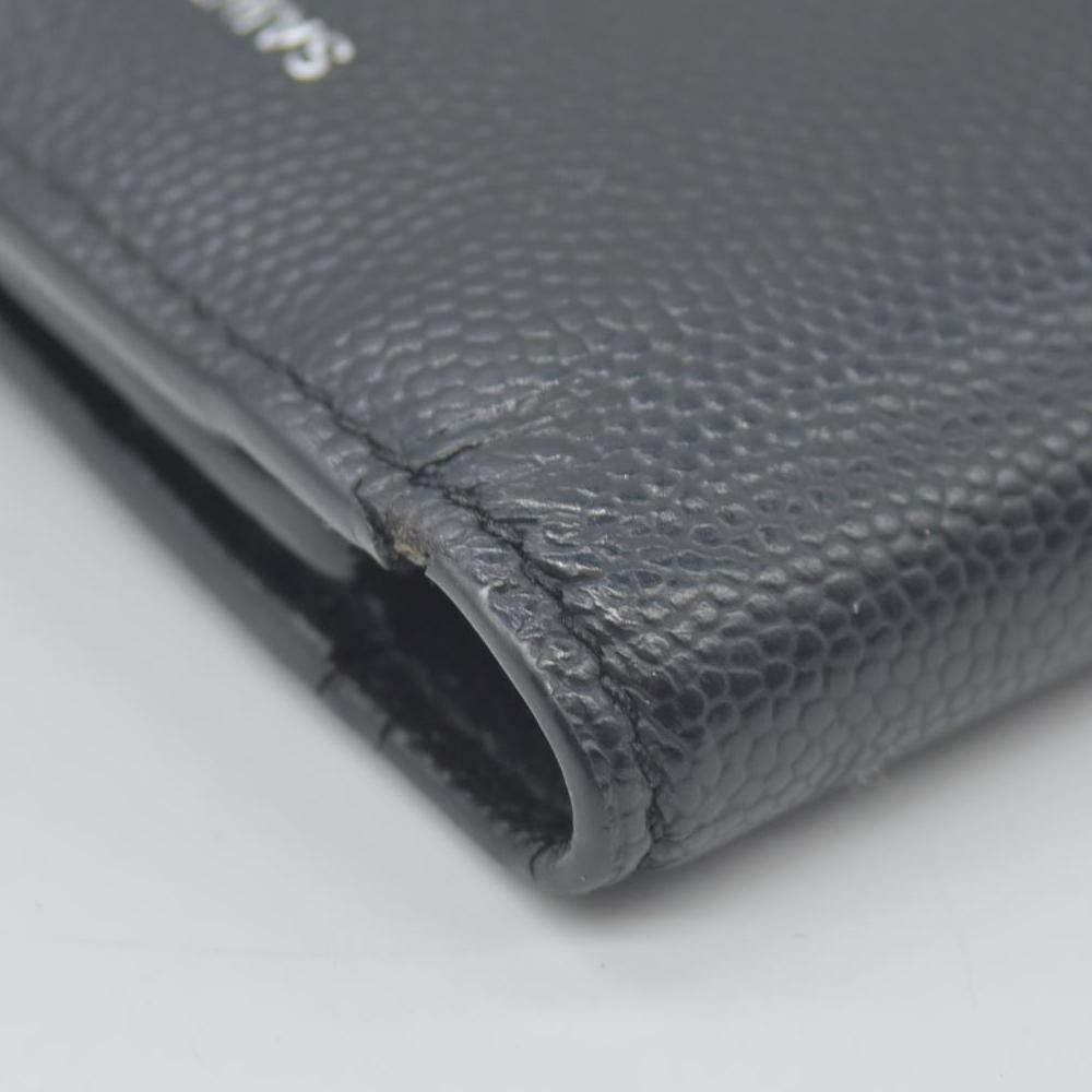 $900 Saint Laurent Leather Continental Wallet CONSIGNMENT