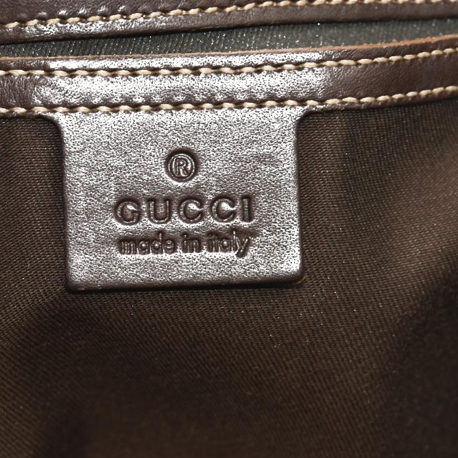 Gucci  GG Plus Monogram Belt Bag Dark Brown