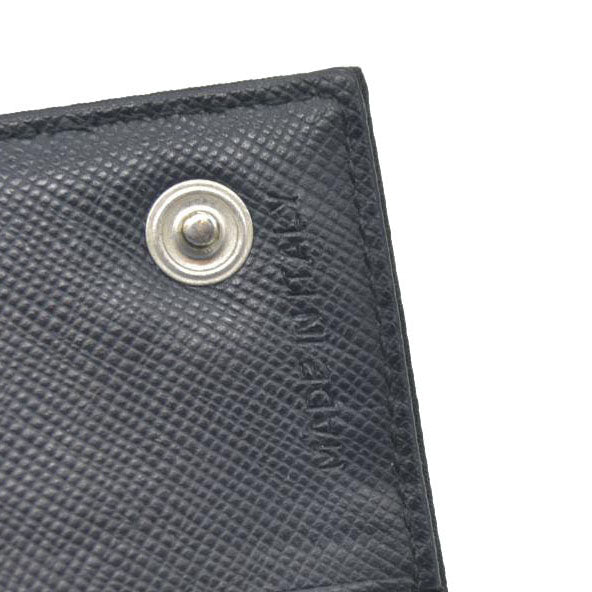 Prada Black Saffiano Leather Key Case Holder