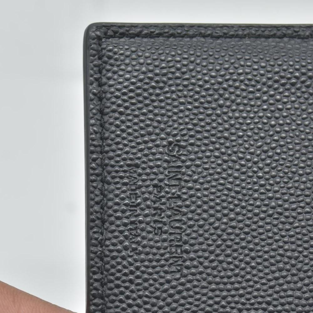$900 Saint Laurent Leather Continental Wallet CONSIGNMENT