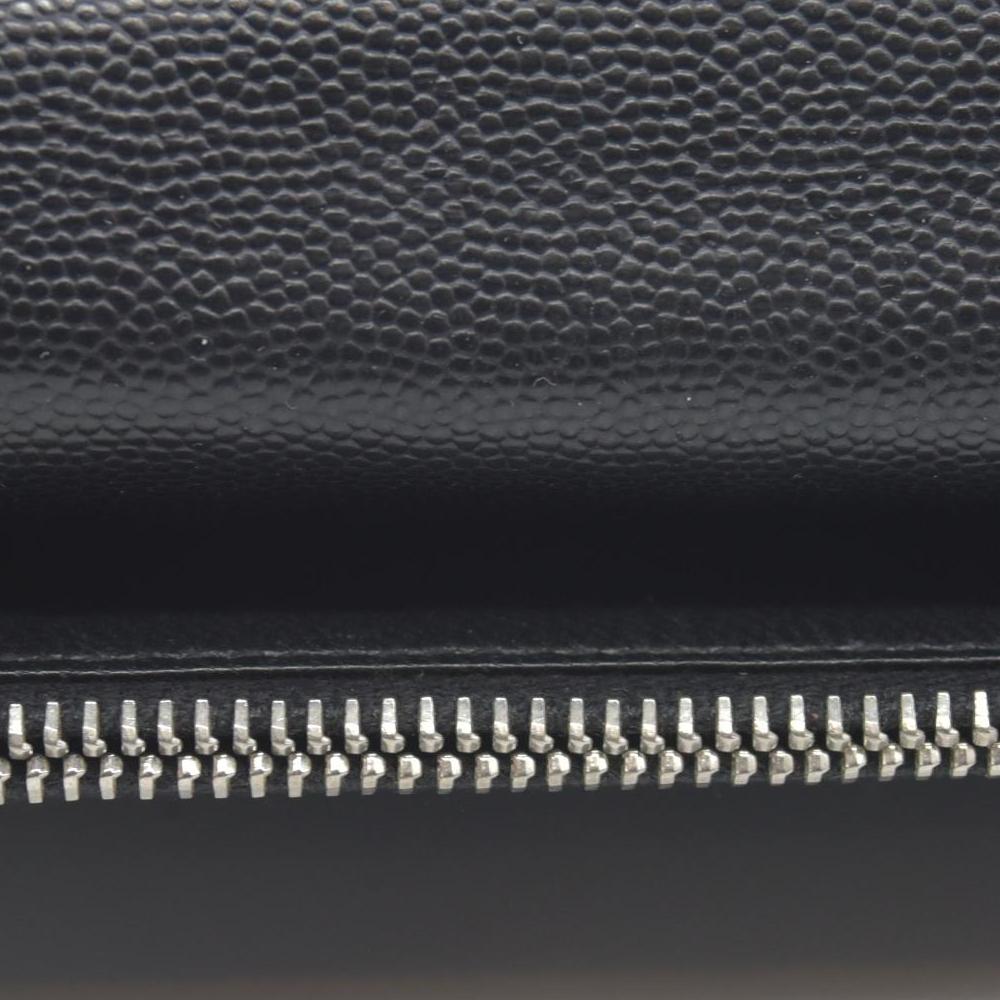 $900 Saint Laurent Leather Continental Wallet CONSIGNMENT