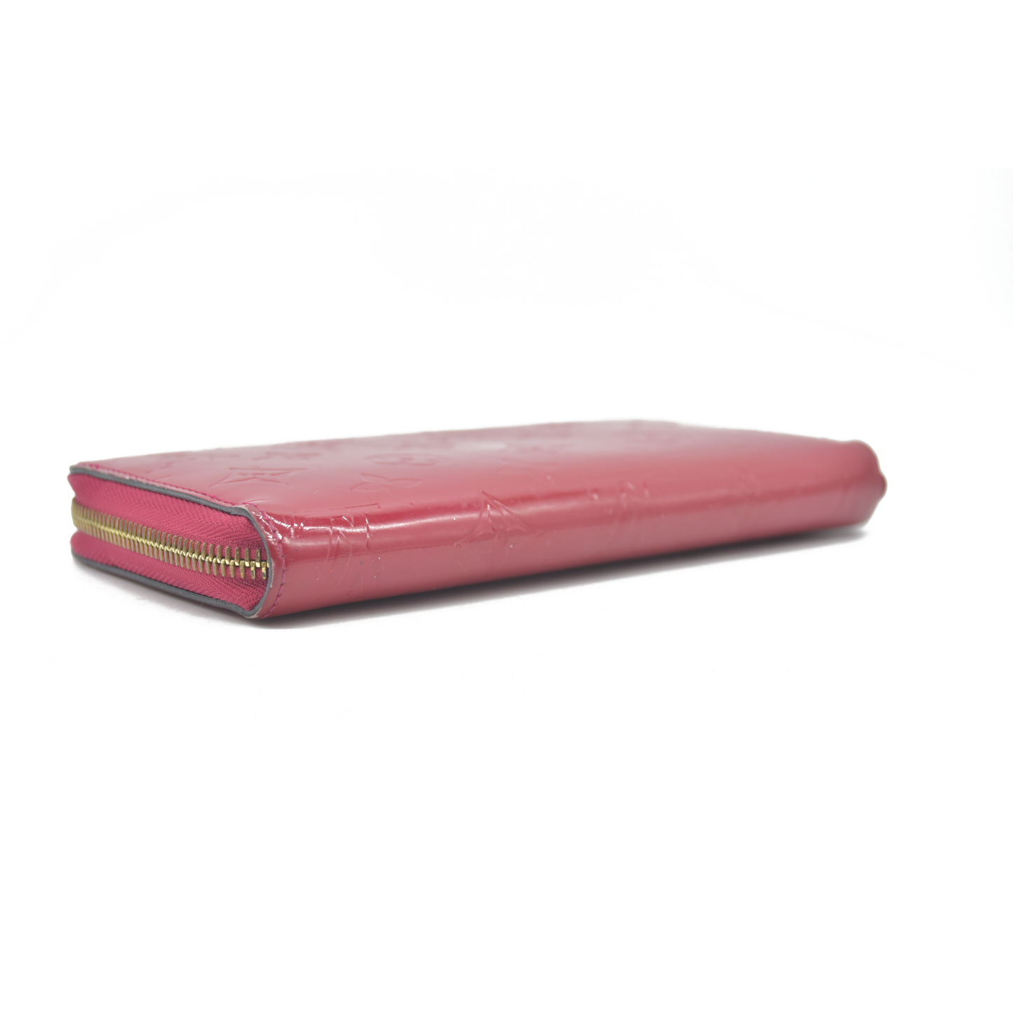 $1030 Louis Vuitton  Vernis Zippy Wallet Pink CA4183