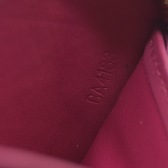 $1030 Louis Vuitton  Vernis Zippy Wallet Pink CA4183