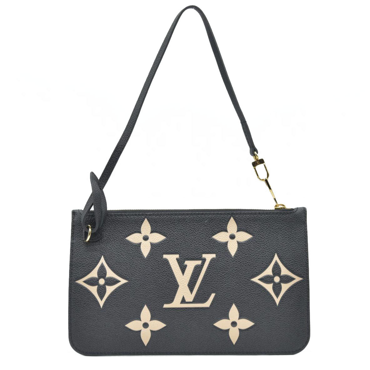 AUCTION $1200 Louis Vuitton Monogram Empreinte Bicolor Neverfull MM GM Pochette