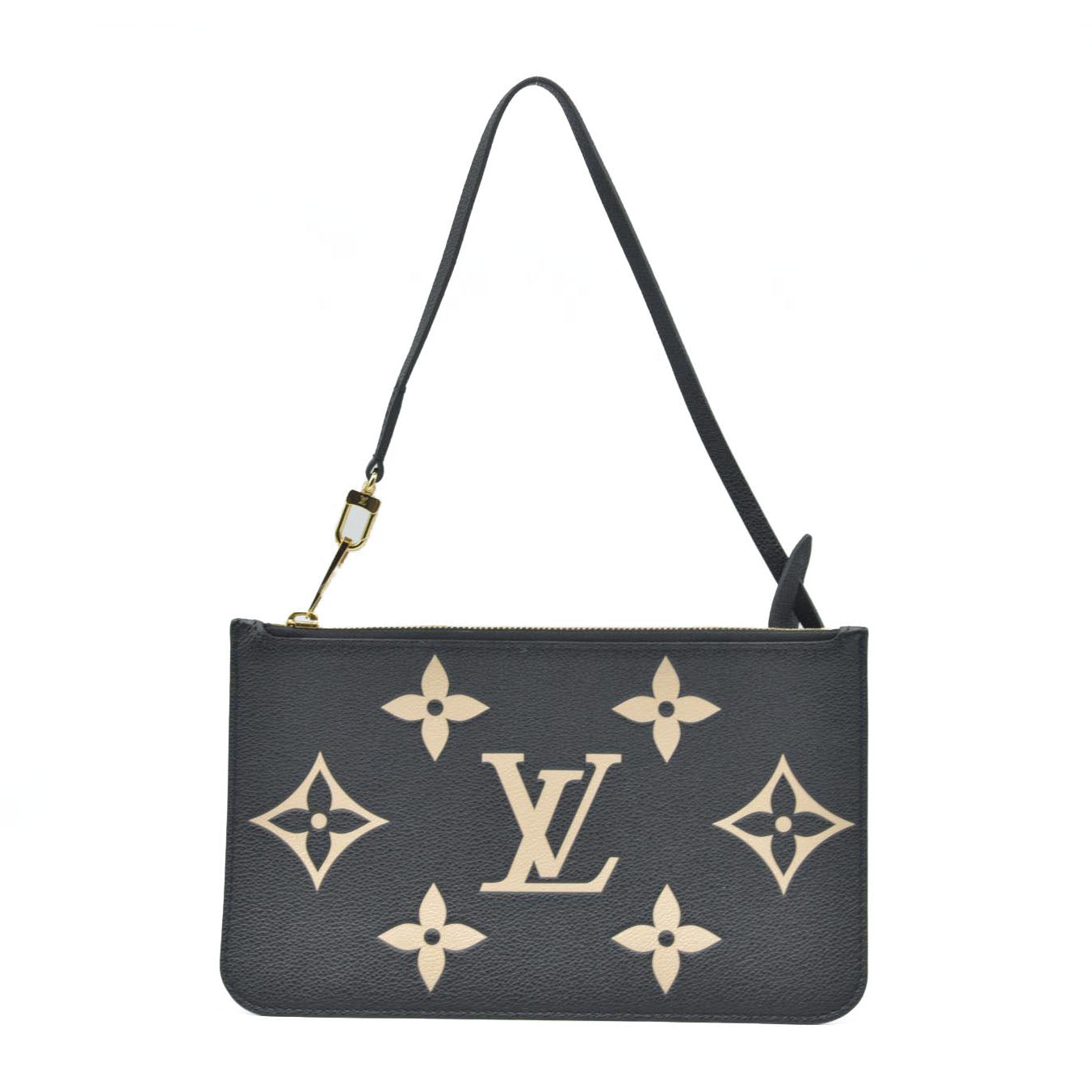 AUCTION $1200 Louis Vuitton Monogram Empreinte Bicolor Neverfull MM GM Pochette