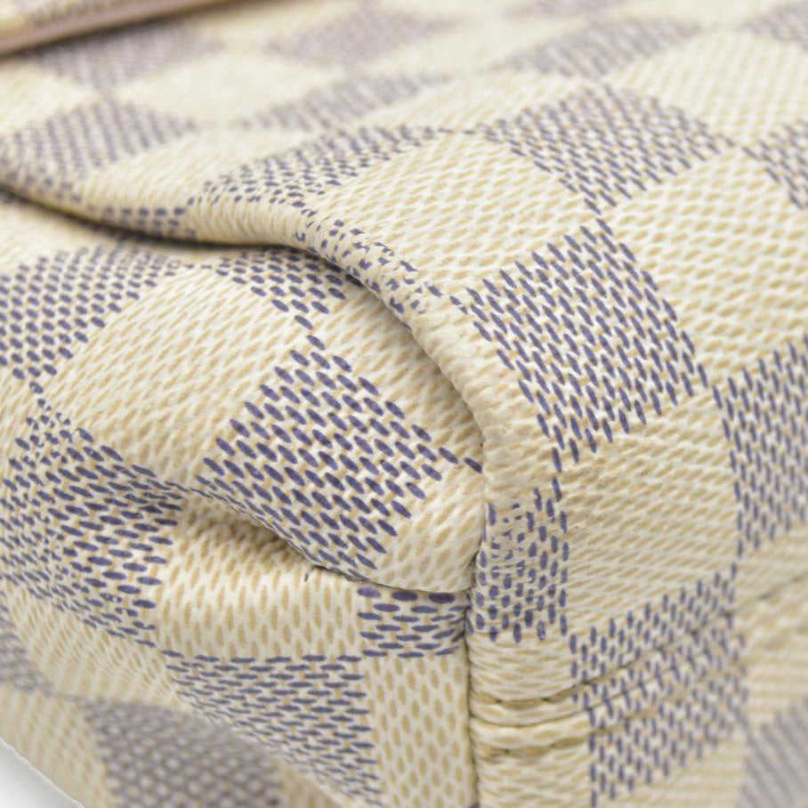 $1960 Louis Vuitton Damier Azur Canvas Croisette Bag