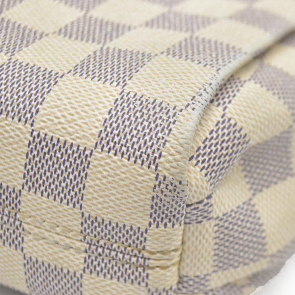 $1960 Louis Vuitton Damier Azur Canvas Croisette Bag