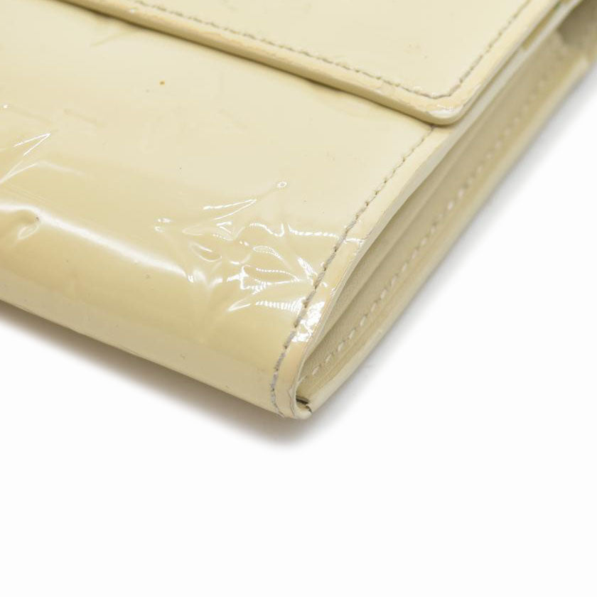 $840 Louis Vuitton Monogram Vernis Porte Feuille Sarah Long Bifold Wallet TN4180