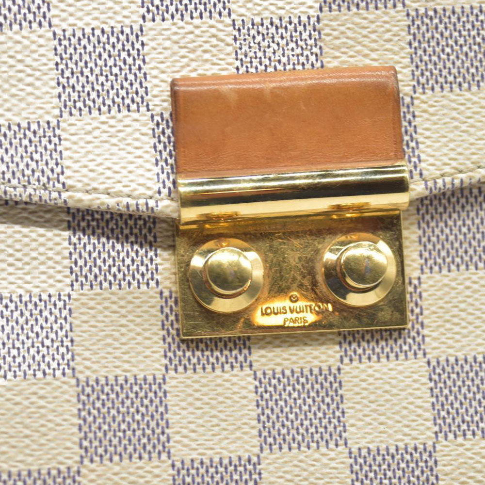 $1960 Louis Vuitton Damier Azur Canvas Croisette Bag