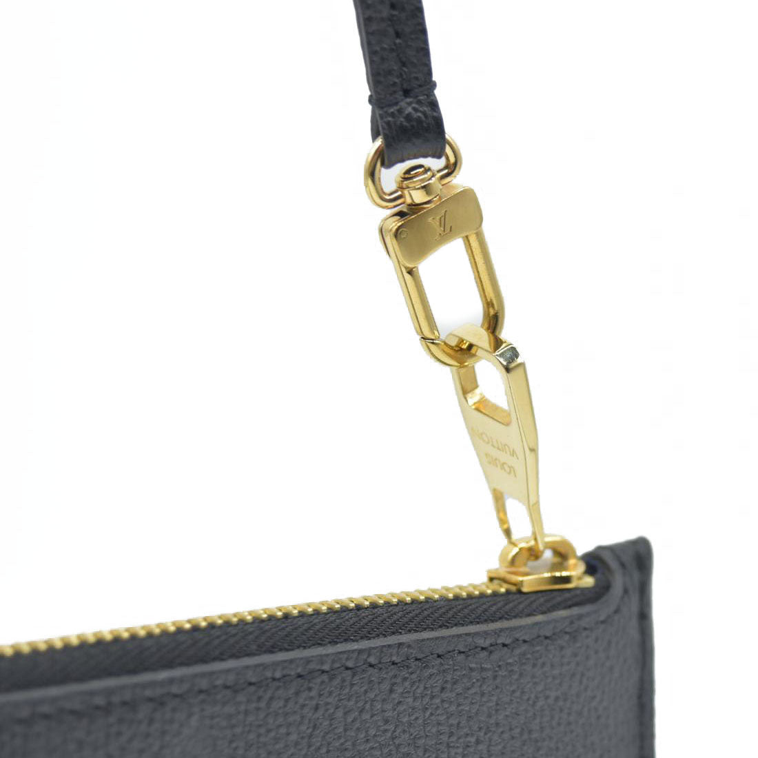 AUCTION $1200 Louis Vuitton  Empreinte Monogram Giant Neverfull MM Pochette Black