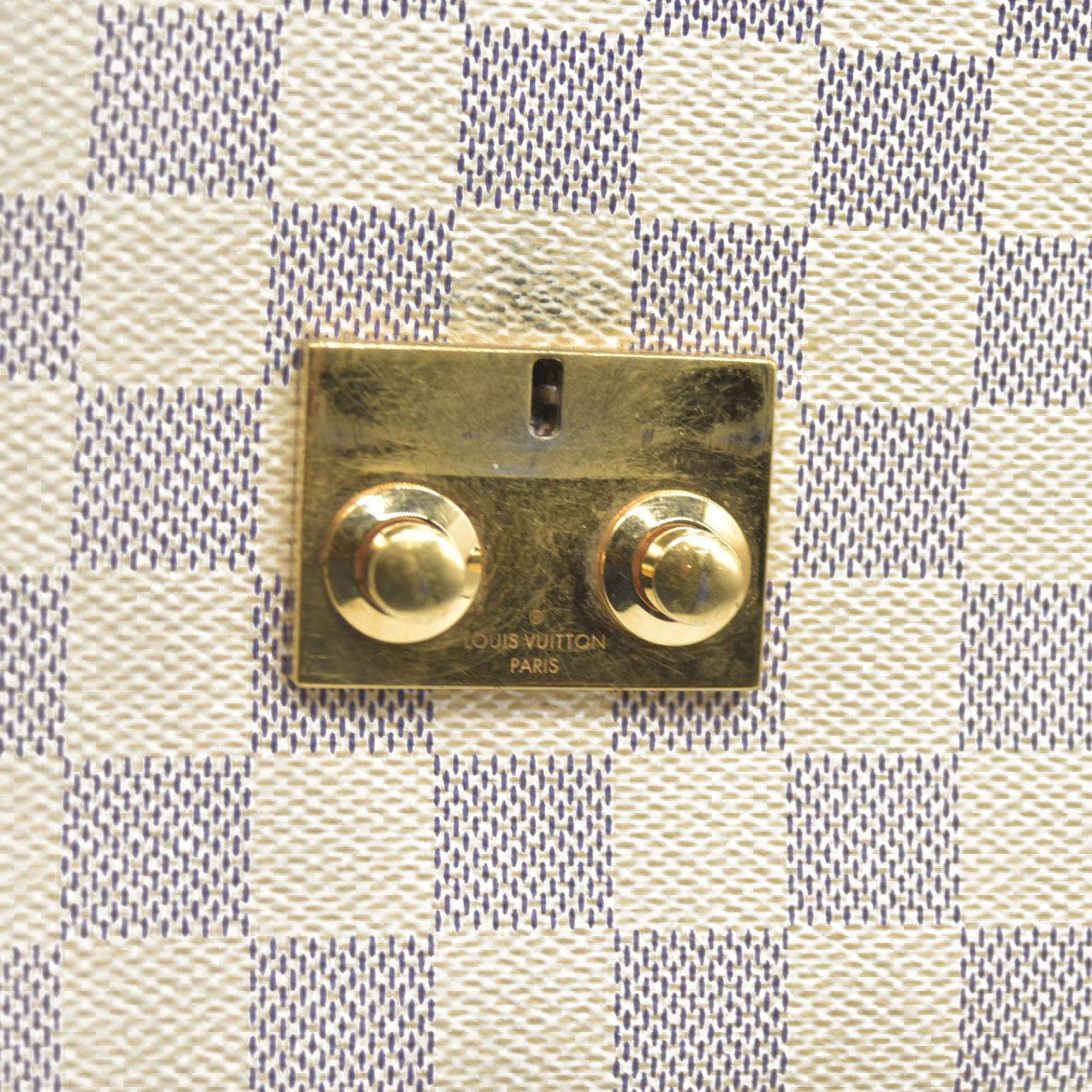 $1960 Louis Vuitton Damier Azur Canvas Croisette Bag