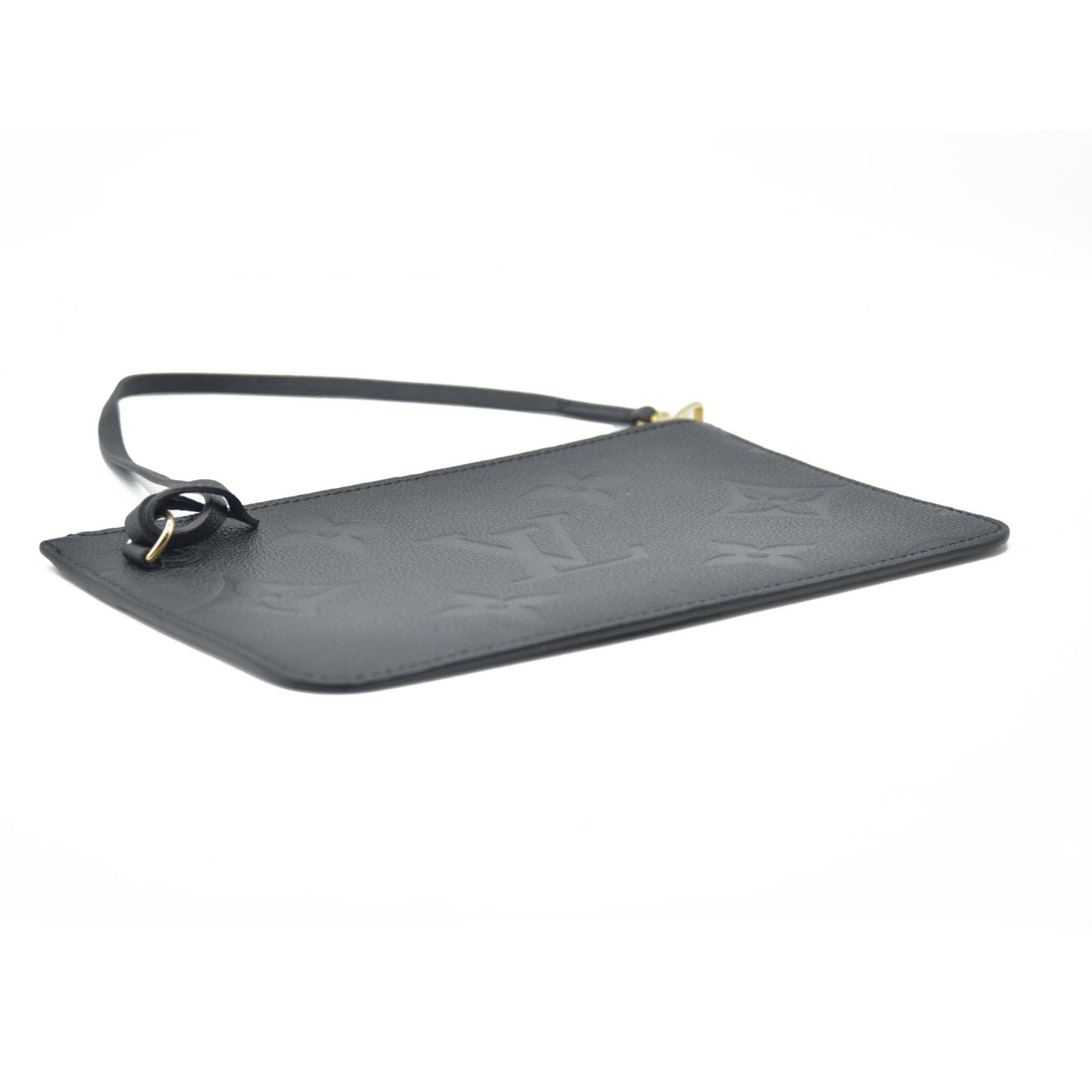 AUCTION $1200 Louis Vuitton  Empreinte Monogram Giant Neverfull MM Pochette Black