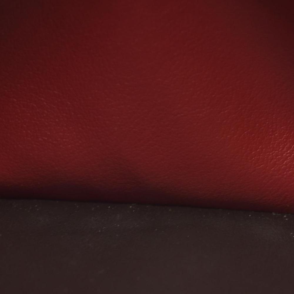 $615 2016 Louis Vuitton Damier Ebene Emilie Wallet Red CONSIGNMENT TA1196