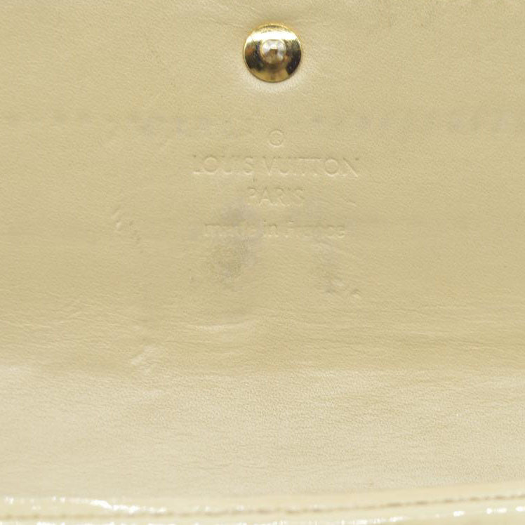 $840 Louis Vuitton Monogram Vernis Porte Feuille Sarah Long Bifold Wallet TN4180