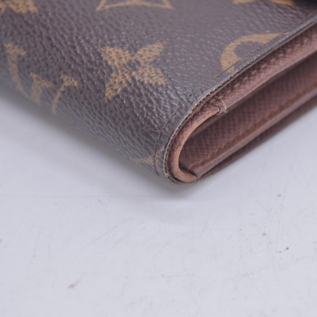 $550 2004 Louis Vuitton Monogram Porte Tresor Etui Papiers Wallet SP0024 CONSIGNMENT