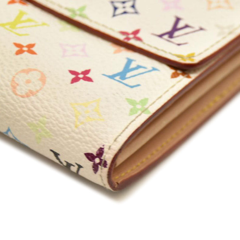 Louis Vuitton Monogram Muakami Sarah Wallet White TH0076