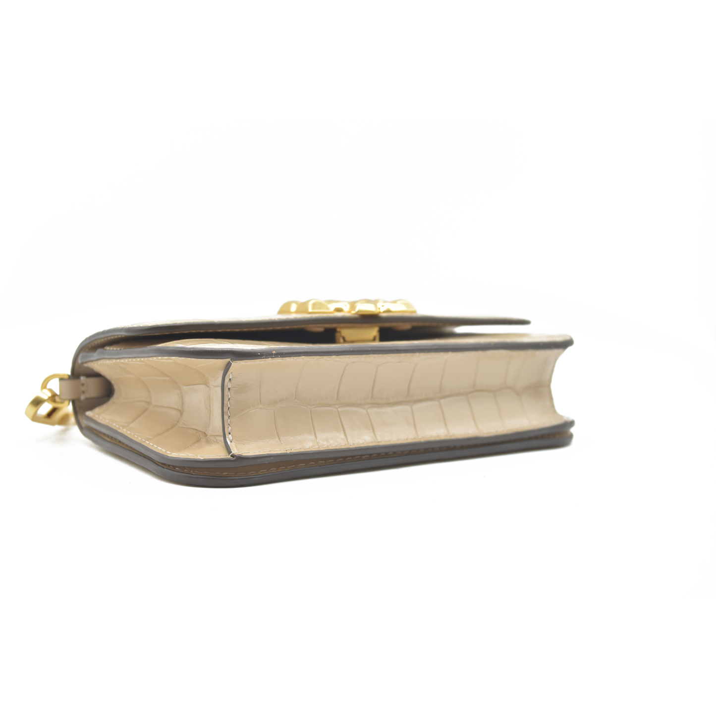 $660 Tory Burch Eleanor Mini Embossed Leather Crossbody