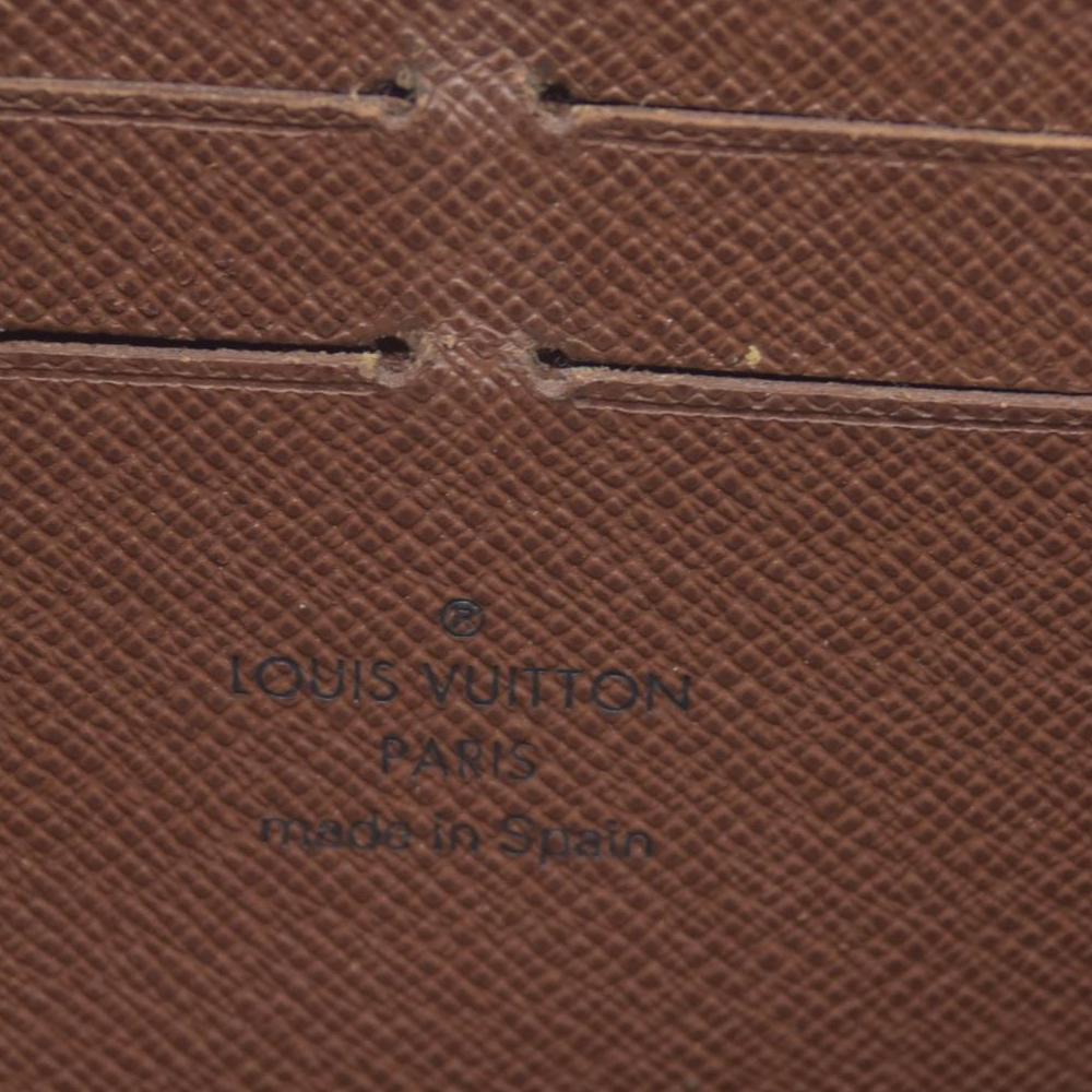 $915 2008 Louis Vuitton Monogram Zippy Wallet CONSIGNMENT CA4008