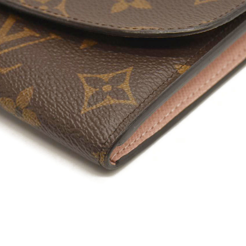 Louis Vuitton NM Monogram Emilie Wallet Rose Ballerine CA0138