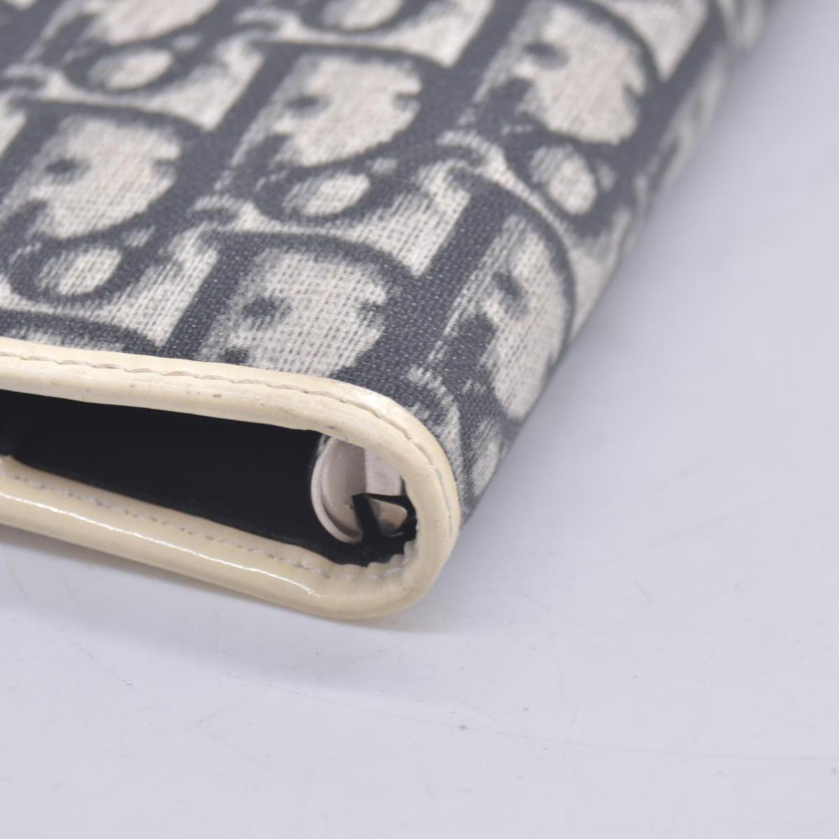 Christian Dior Vintage Blue White Diorissimo Canvas PM Notebook Planner Agenda CONSIGNMENT