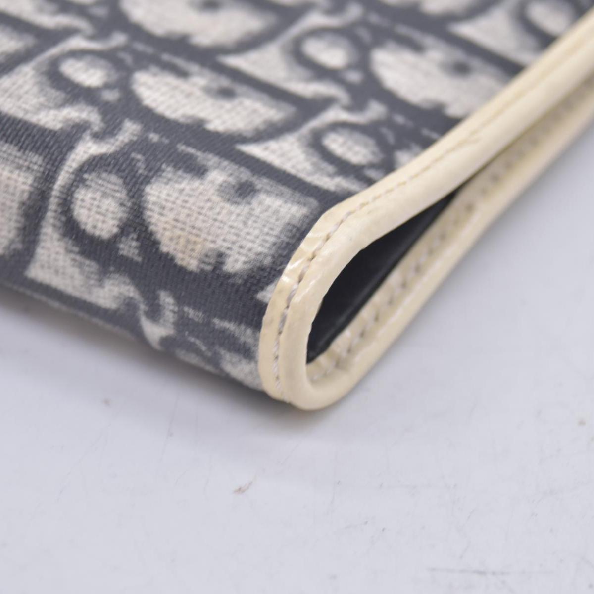 Christian Dior Vintage Blue White Diorissimo Canvas PM Notebook Planner Agenda CONSIGNMENT