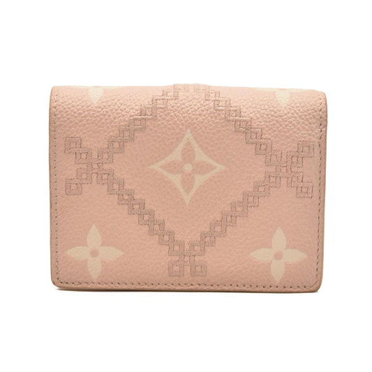 Louis Vuitton Cléa Wallet Pink Empreinte Stitched RFID