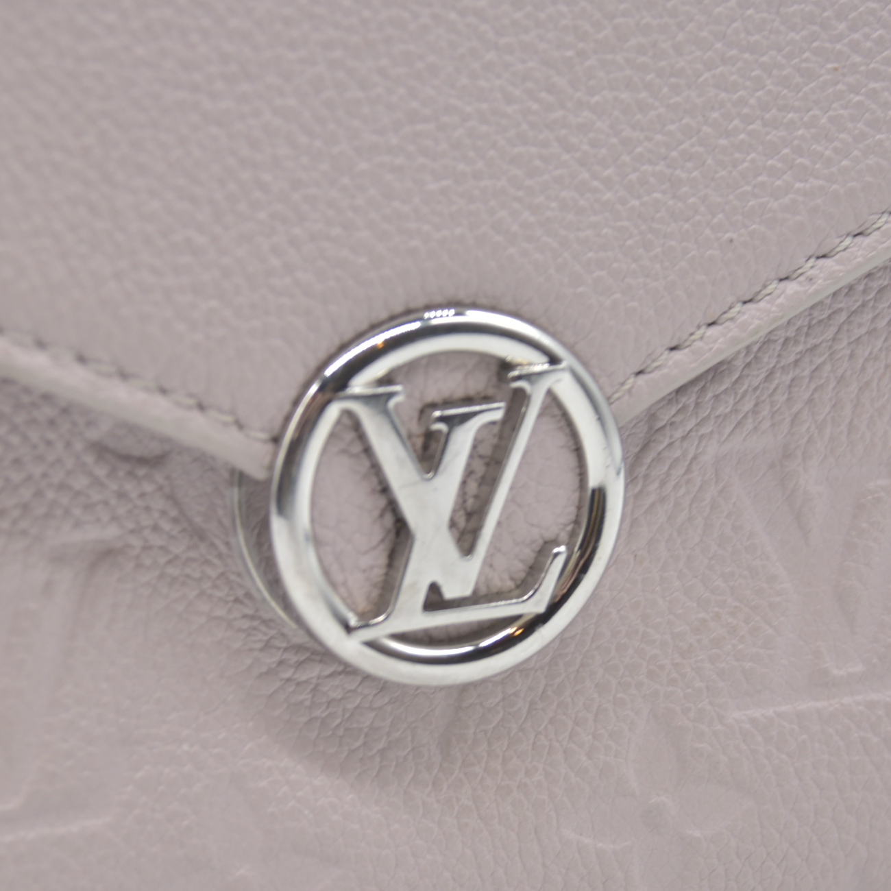 $2100 Louis Vuitton  LV Monogram Rosy Wallet on Chain in Brume