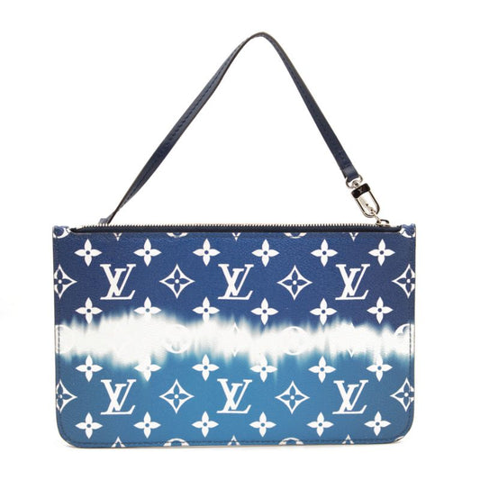 Louis Vuitton Monogram Escale Neverfull MM GM Pochette Blue