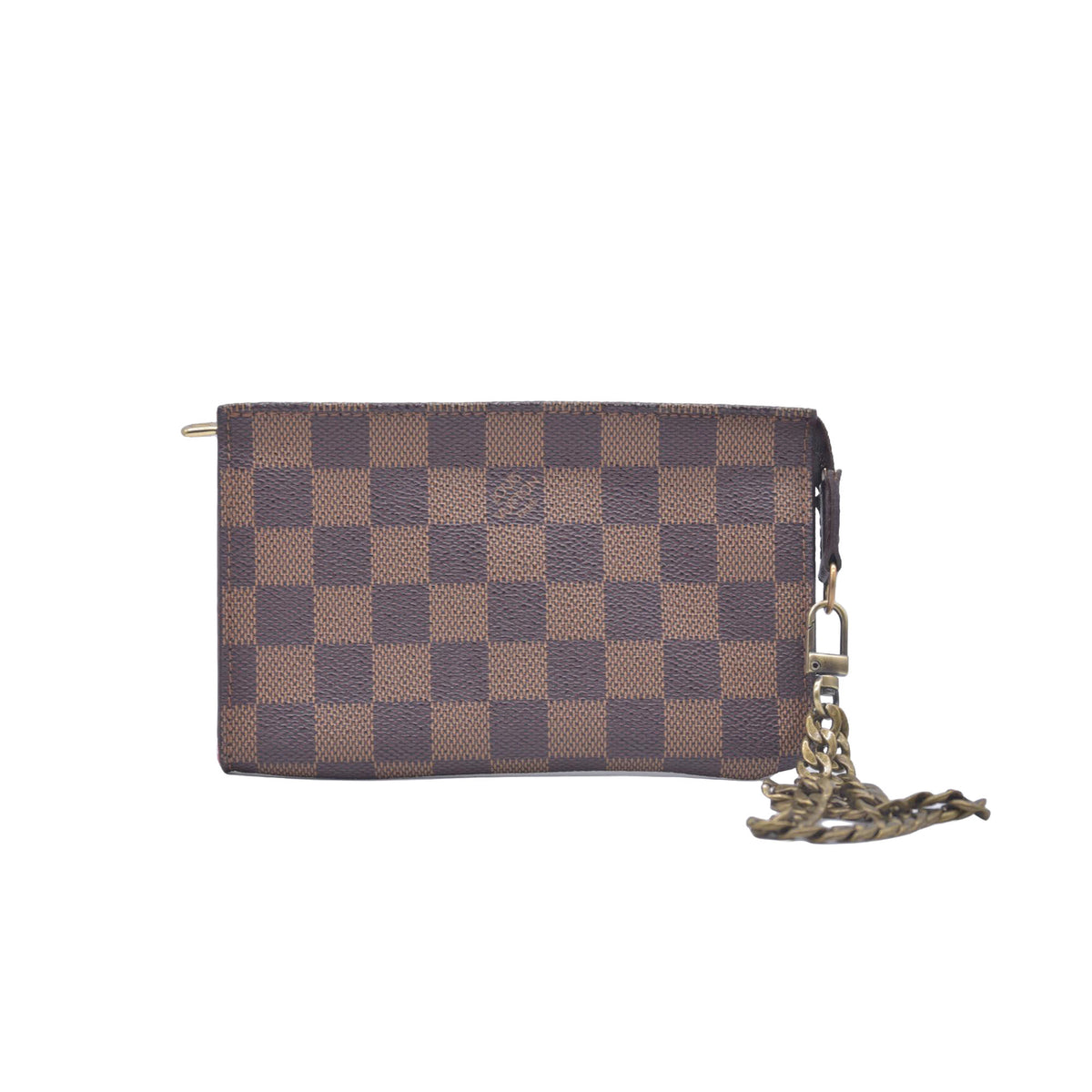$490 1998 Louis Vuitton Damier Ebene Bucket 23 Pouch AR0958