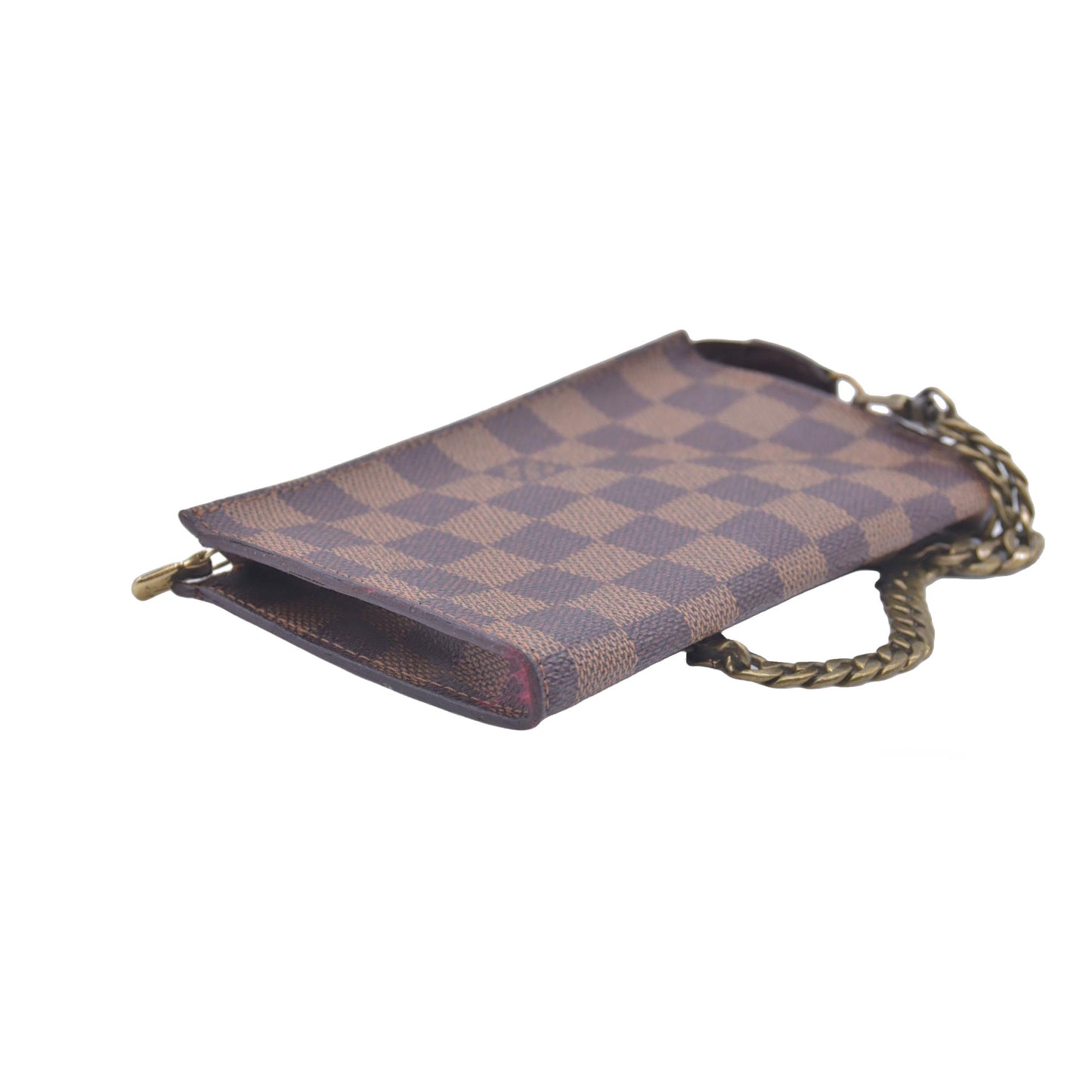 $490 1998 Louis Vuitton Damier Ebene Bucket 23 Pouch AR0958