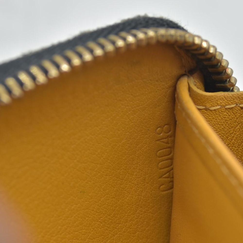 $1170 LOUIS VUITTON Monogram Denim Zippy Round Zipper Long Wallet CONSIGNMENT CA0048