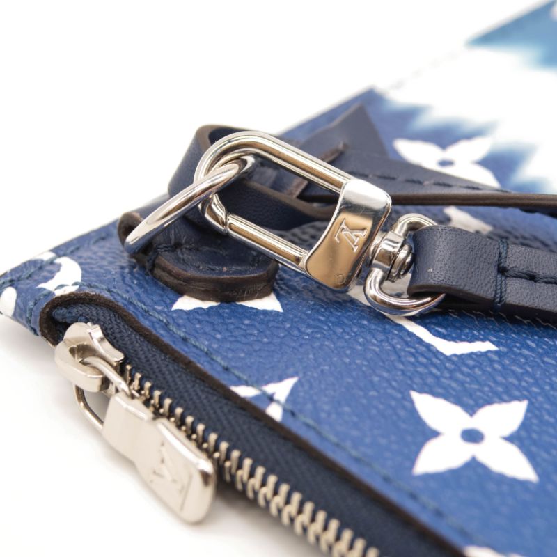 Louis Vuitton Monogram Escale Neverfull MM GM Pochette Blue