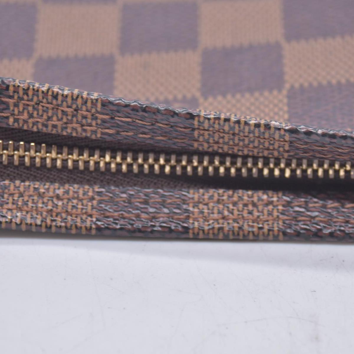 $490 1998 Louis Vuitton Damier Ebene Bucket 23 Pouch AR0958