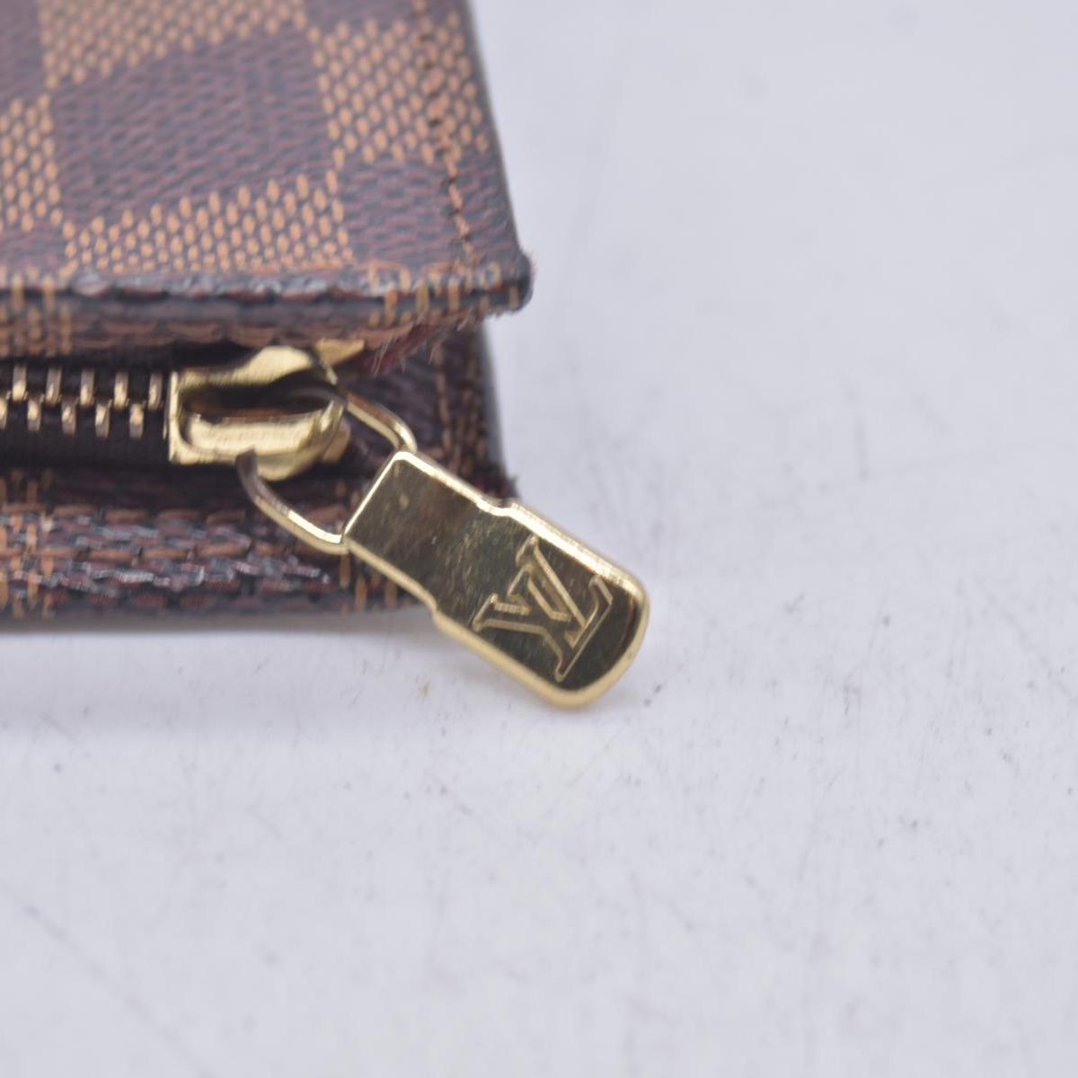 $490 1998 Louis Vuitton Damier Ebene Bucket 23 Pouch AR0958