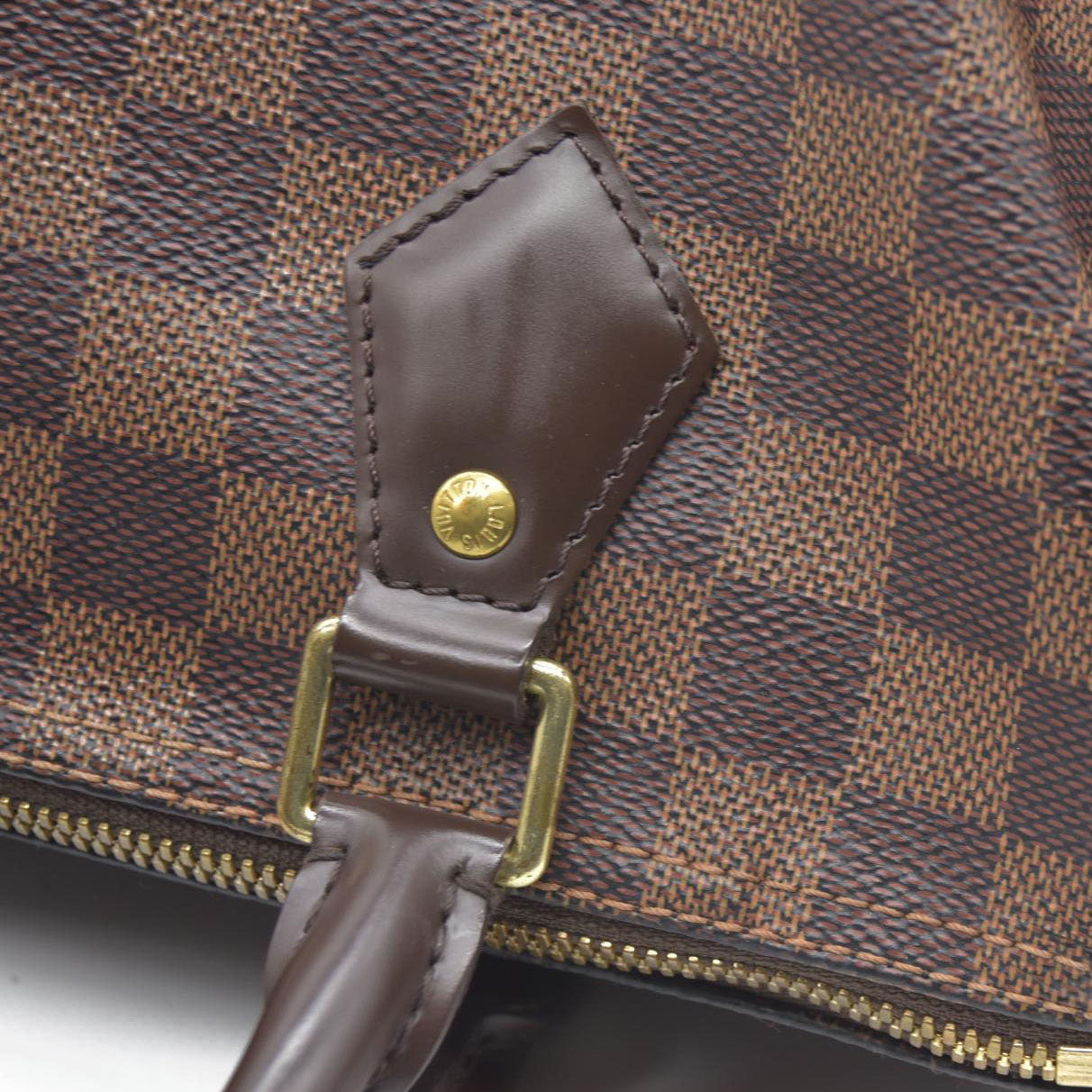 $1940 Louis Vuitton Damier Ebene Speedy Bandouliere 25