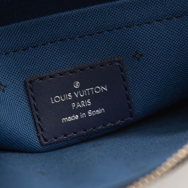 Louis Vuitton Monogram Escale Neverfull MM GM Pochette Blue