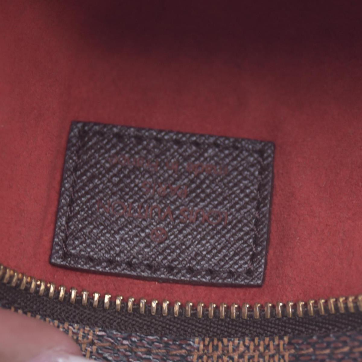 $490 1998 Louis Vuitton Damier Ebene Bucket 23 Pouch AR0958