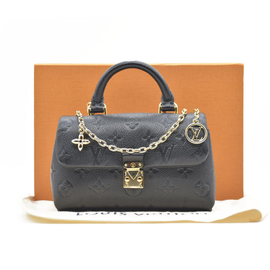 Louis Vuitton  Empreinte Monogram Nano Madeleine Black