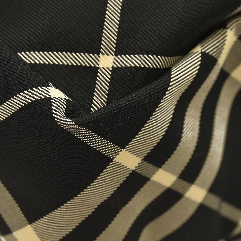 NEW $1090 Burberry Check Crossbody Bag Black Calico