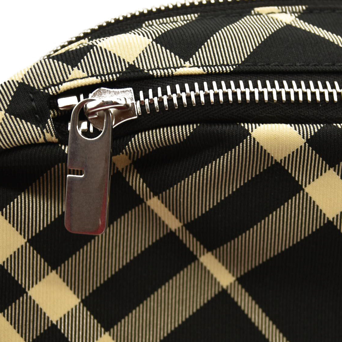 NEW $1090 Burberry Check Crossbody Bag Black Calico