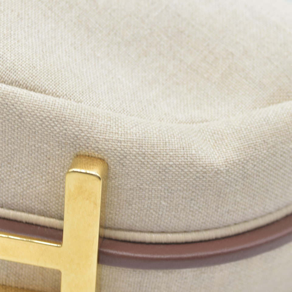 $2800 Fendi Beige Canvas Fendigraphy Small Hobo Shoulder Bag Handbag